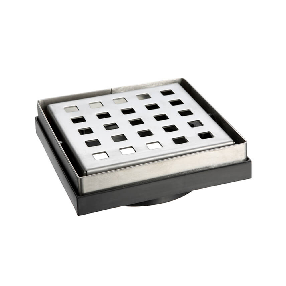 Austworld, monopoly tapware,	
floor grate, DESIGNER FLOOR GRATE SQUARE