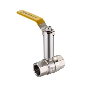 Austworld, logi valve, gas approved ball valves, lever handles FI x Fi extended spindle, extension handle