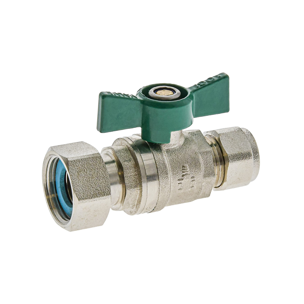 Austworld Logi valve, swivel nut ball valves, copper compression, nut water with olive